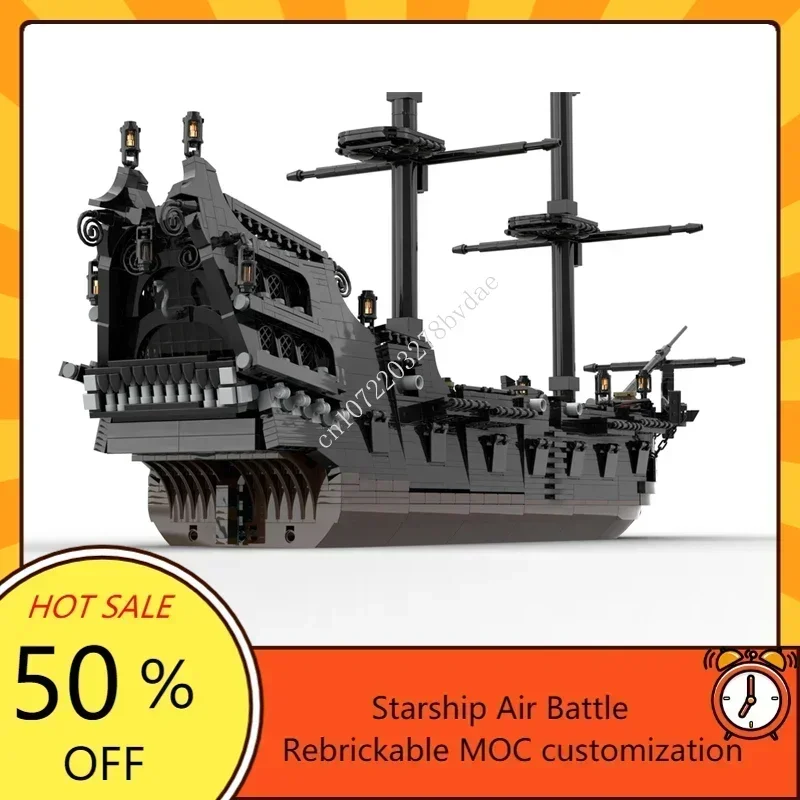 Jigsaw Puzzle Adult - 2478MOC Pirate Ship Model DIY Assembly