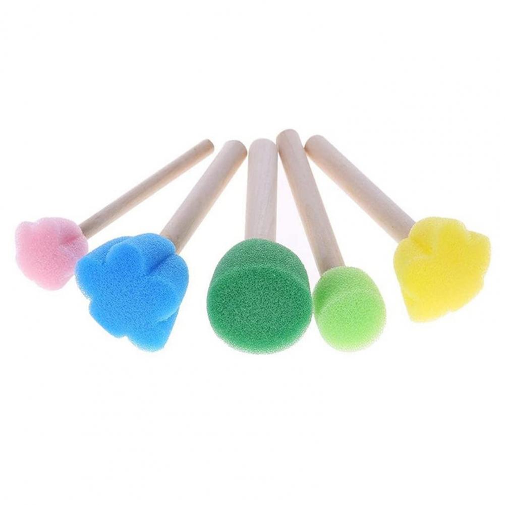 Miniature Painting Set - 5Pcs/set Art Paint Sponge Stamp Stick