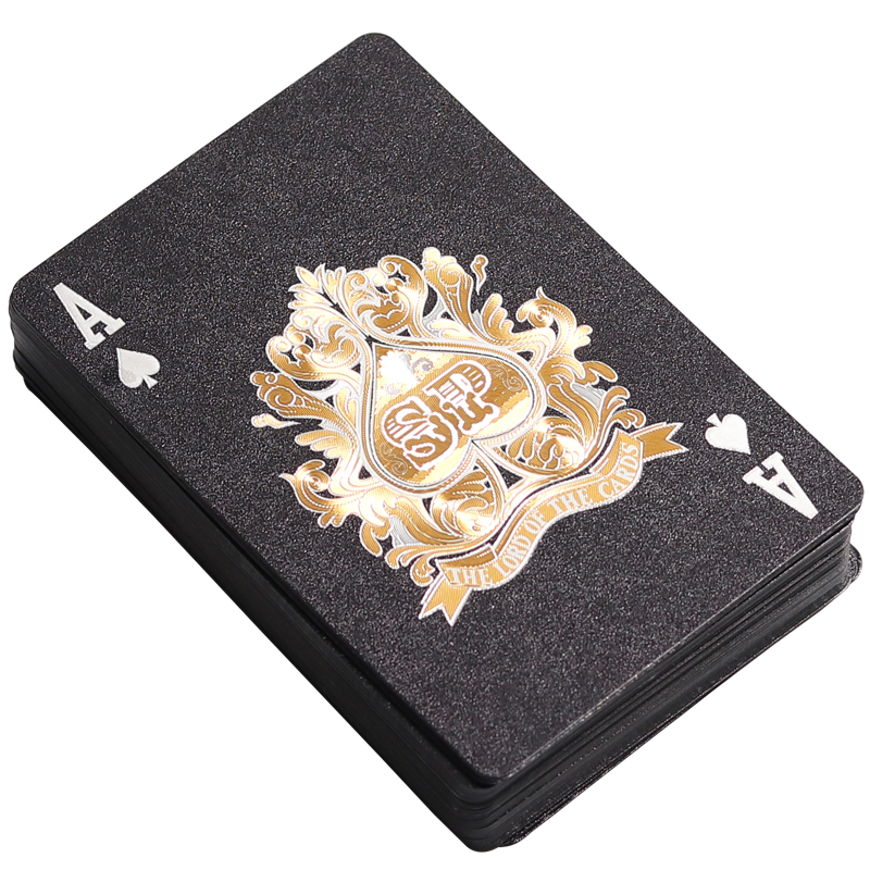 Board Game Recommendation - Black Pokers High Quality Plastic Cards