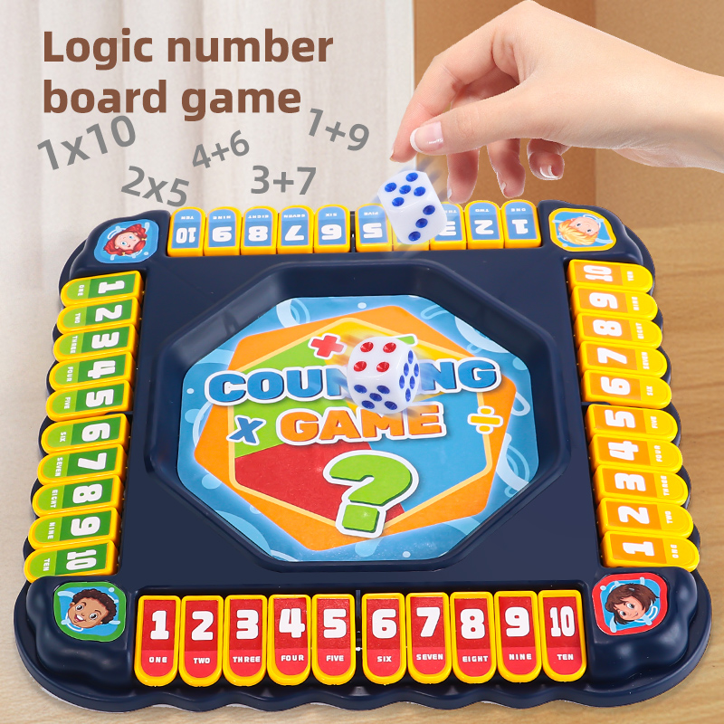Blue Number Flip Tabletop Game - Board Game Recommendation ulasan dan harga
