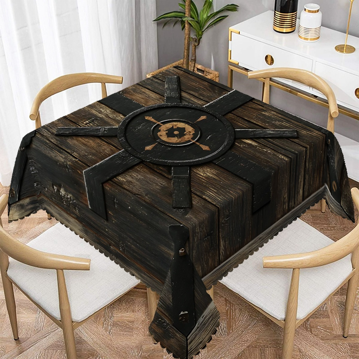 Viking Shield & Wood Grain Tab - Board Game Vikings ulasan dan harga