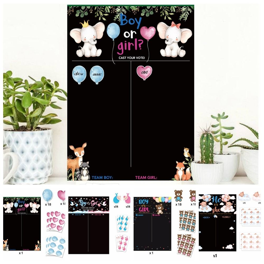 With Stickers Gender Revealed  - Board Game Festival ulasan dan harga