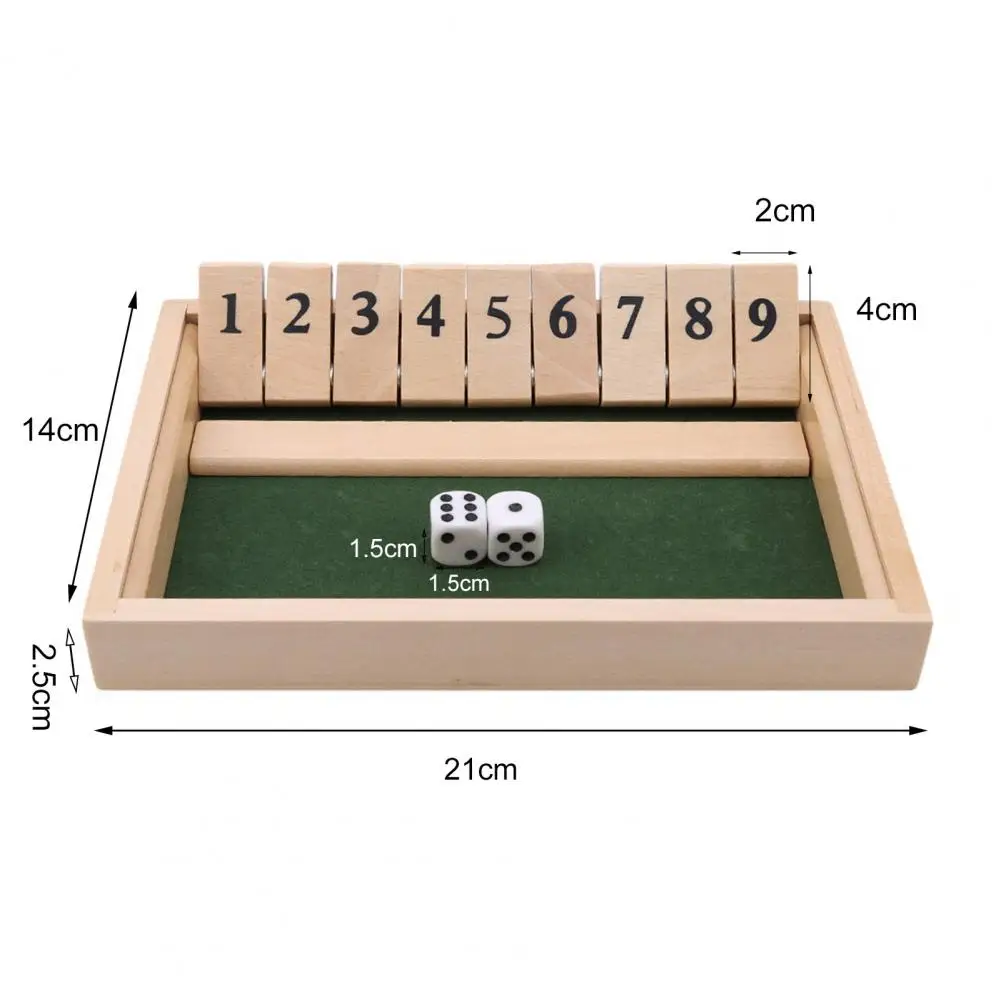 2-4 Player Wooden Math Flaps & - Board Game Instruction ulasan dan harga