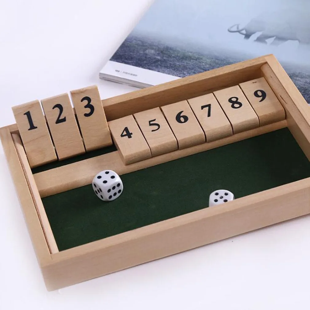 2-4 Player Wooden Math Flaps & - Board Game Instruction ulasan dan harga