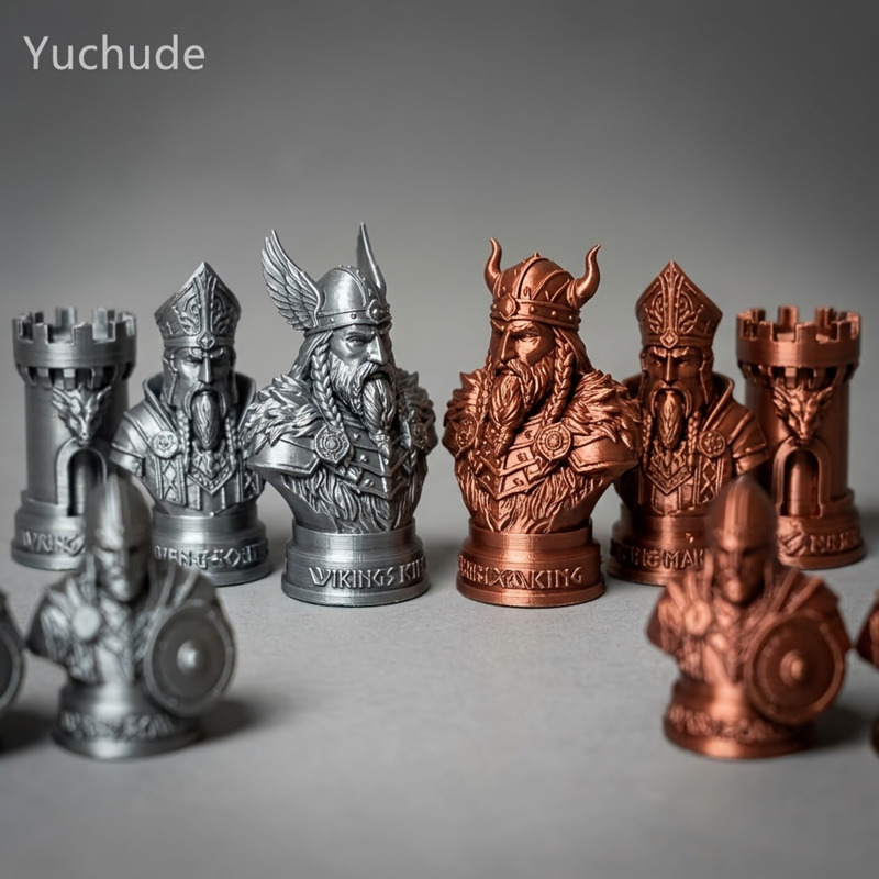 Viking Chess Pieces 3D Printed - Board Game Vikings ulasan dan harga