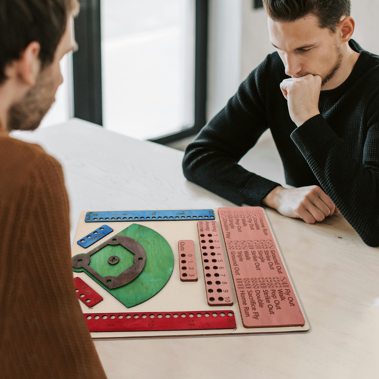 Wooden Baseball Board Game Fun - Board Game Festival ulasan dan harga