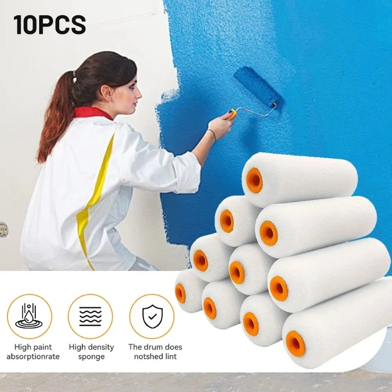 10PCS 100mm Mini White Durable - Miniature Painting Set ulasan dan harga