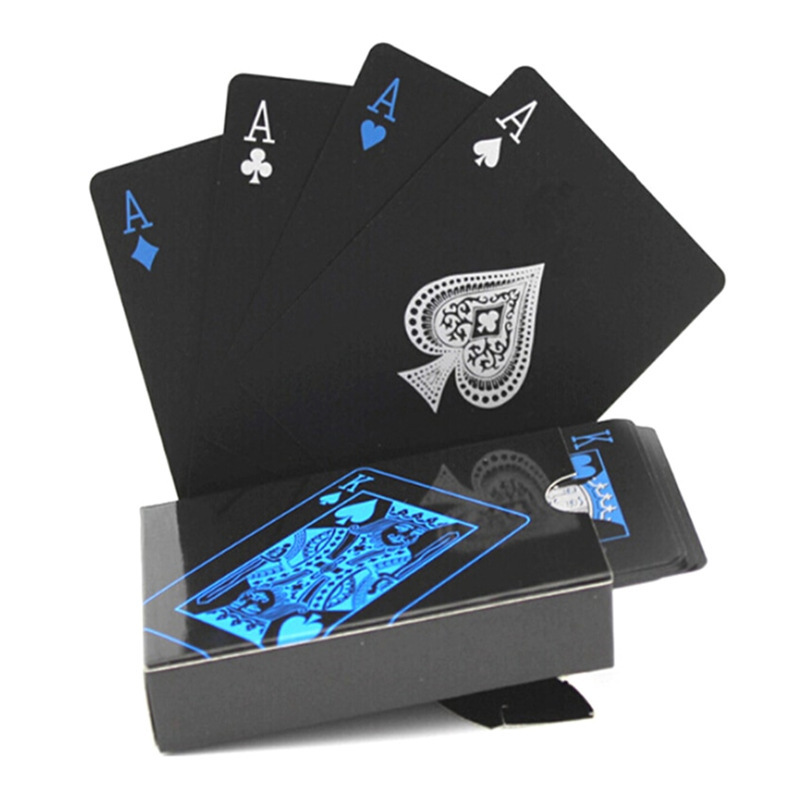 Black Plastic Playing Cards Bl - Board Game Recommendation ulasan dan harga