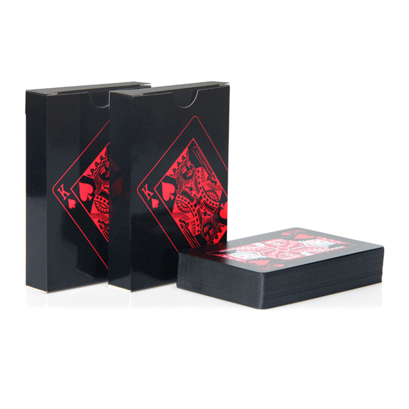 Black Plastic Playing Cards Bl - Board Game Recommendation ulasan dan harga