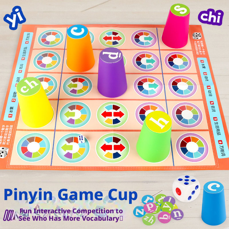 Hot Kids Chinese Pinyin Matchi - Board Game Word ulasan dan harga