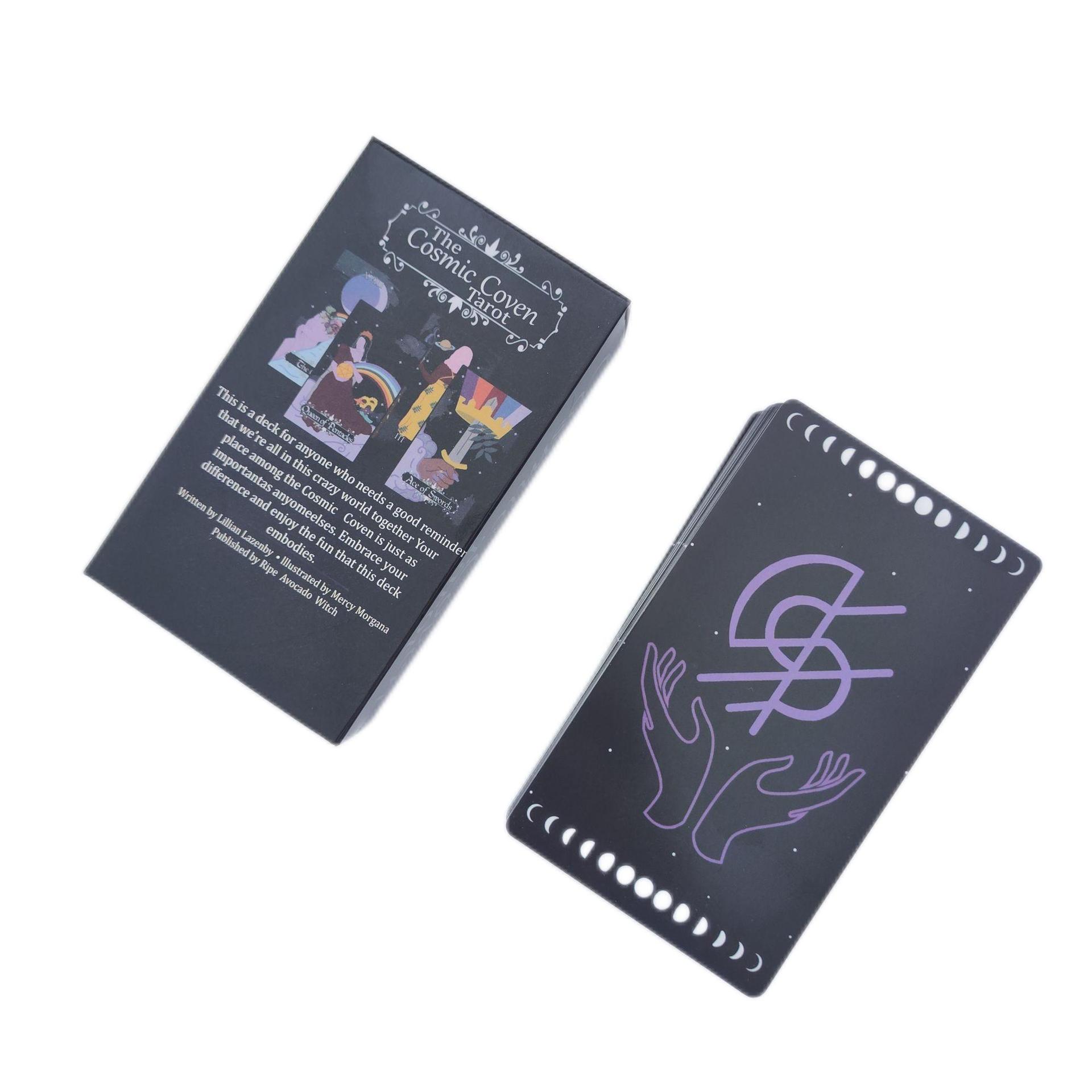 12x7cm The Cosmic Coven Tarot  - Board Game Instruction ulasan dan harga