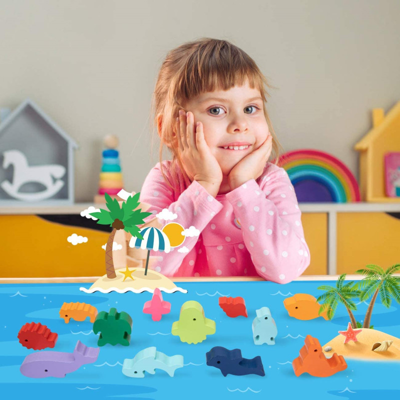 New Children Montessori Wooden - Board Game Word ulasan dan harga