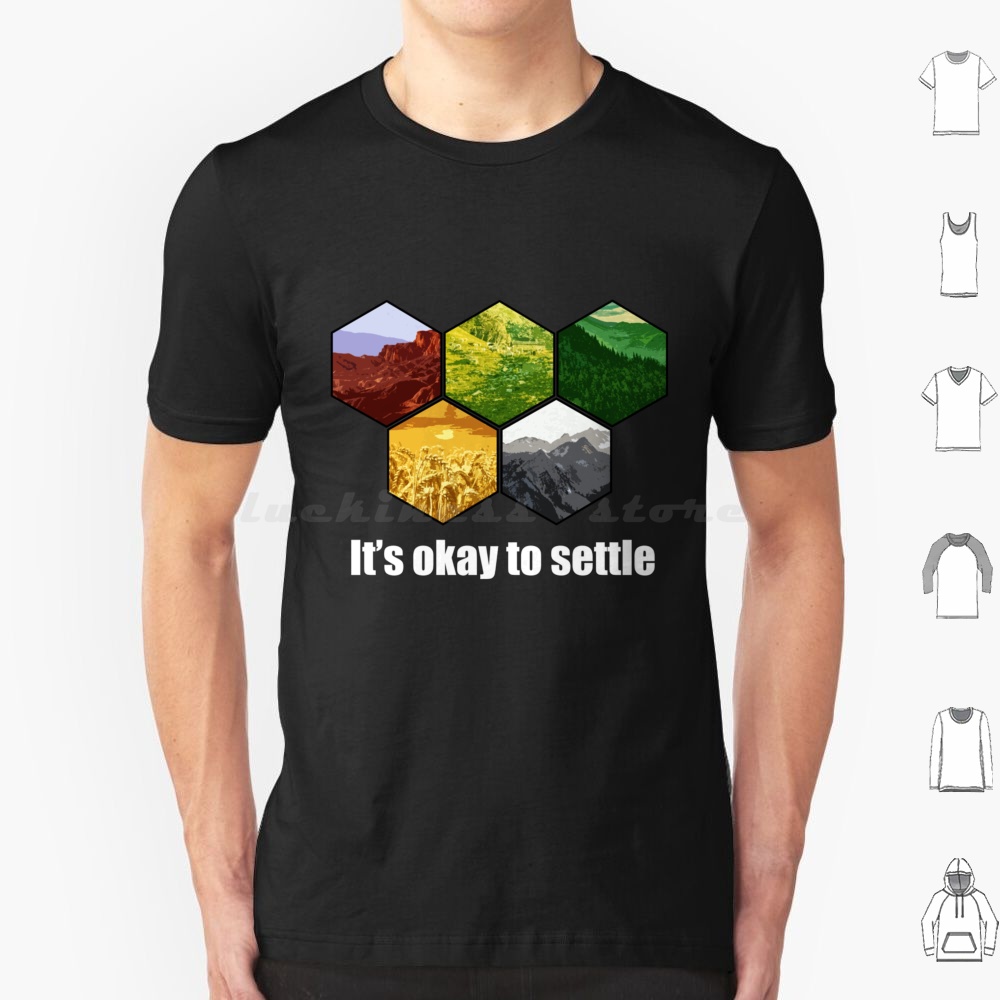 It _ S Okay To Settle T Shirt  - Board Game Catan ulasan dan harga