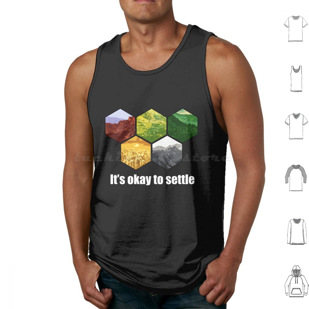 It _ S Okay To Settle Tank Top - Board Game Catan ulasan dan harga