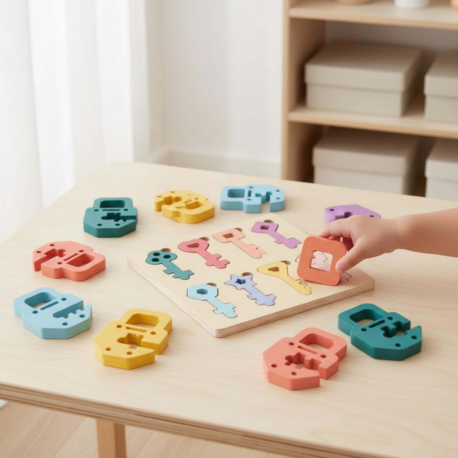 Educational Lock Board Hand-Vi - Board Game Recommendation ulasan dan harga