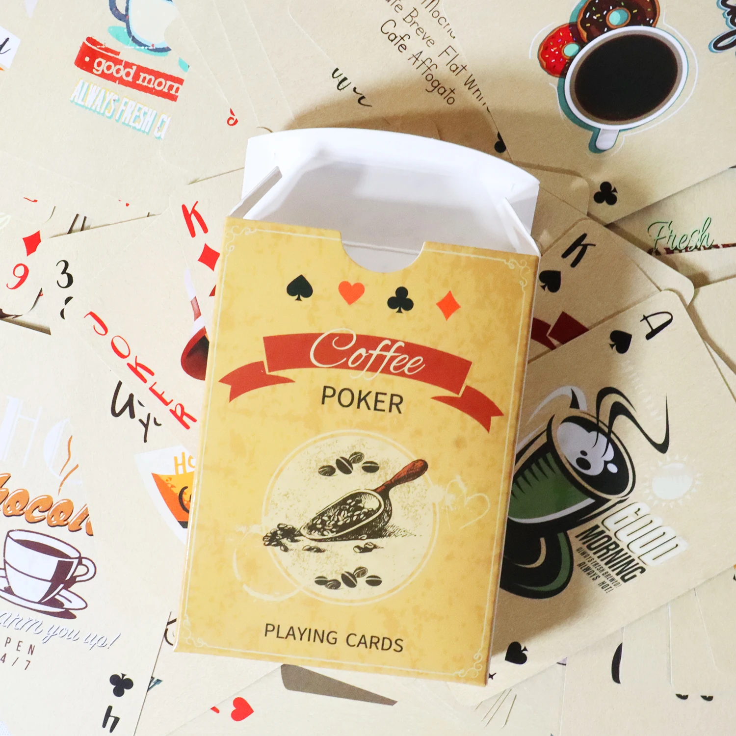 Coffee Paper Playing Cards Vin - Board Game Recommendation ulasan dan harga