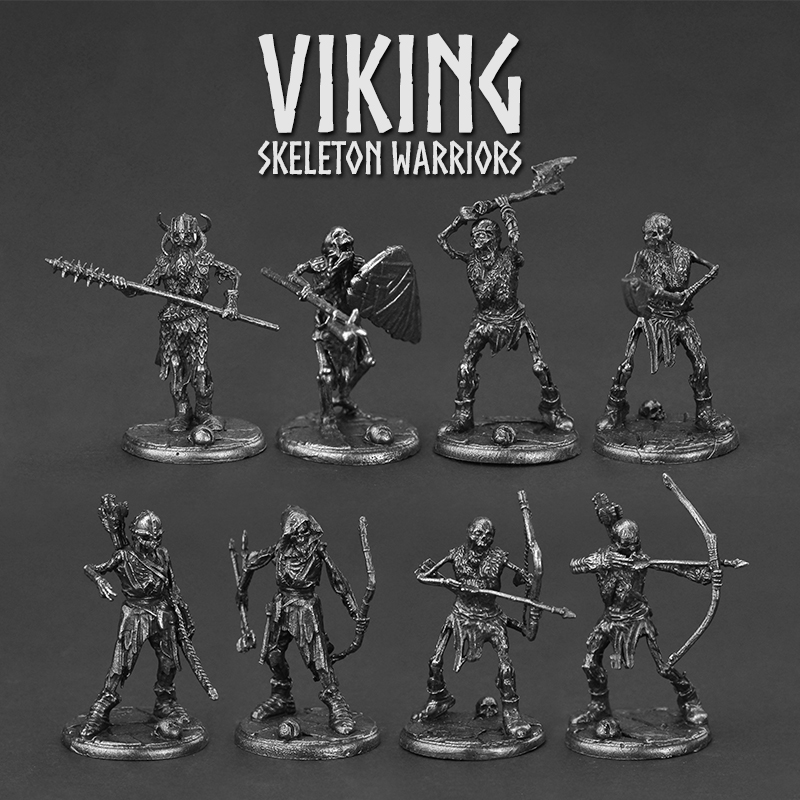 2025 Metal Viking Skeleton War - Board Game Vikings ulasan dan harga