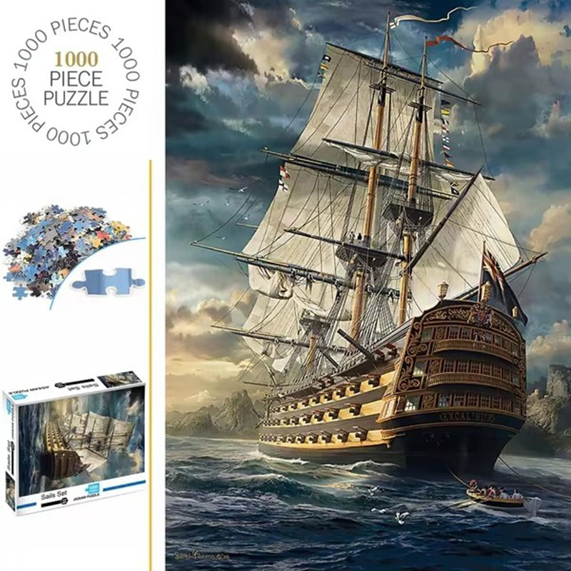 Sails-Set Jigsaw Puzzle 1000 P - Jigsaw Puzzle Adult ulasan dan harga