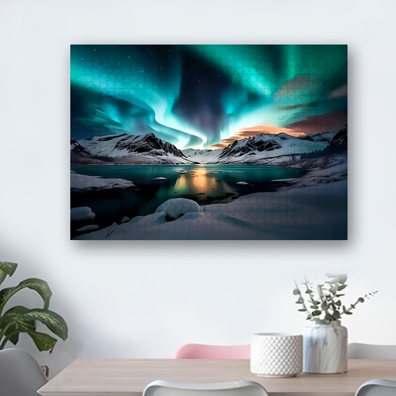 1000pcs Northern Lights Aurora - Jigsaw Puzzle Adult ulasan dan harga