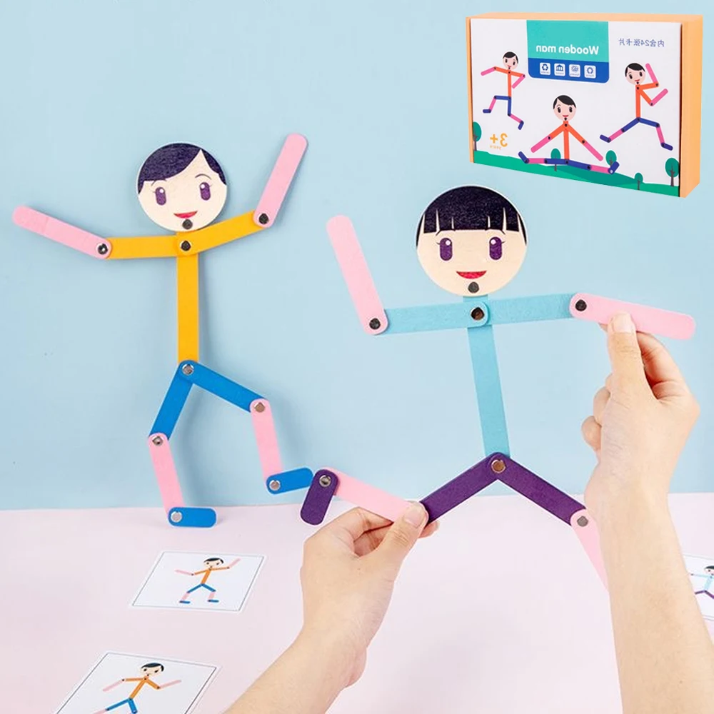 Sport Wooden Man Material DIY  - Board Game Word ulasan dan harga