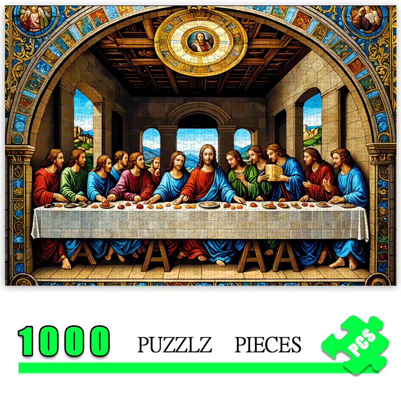 1000pcs Last Supper by Leonard - Jigsaw Puzzle Adult ulasan dan harga