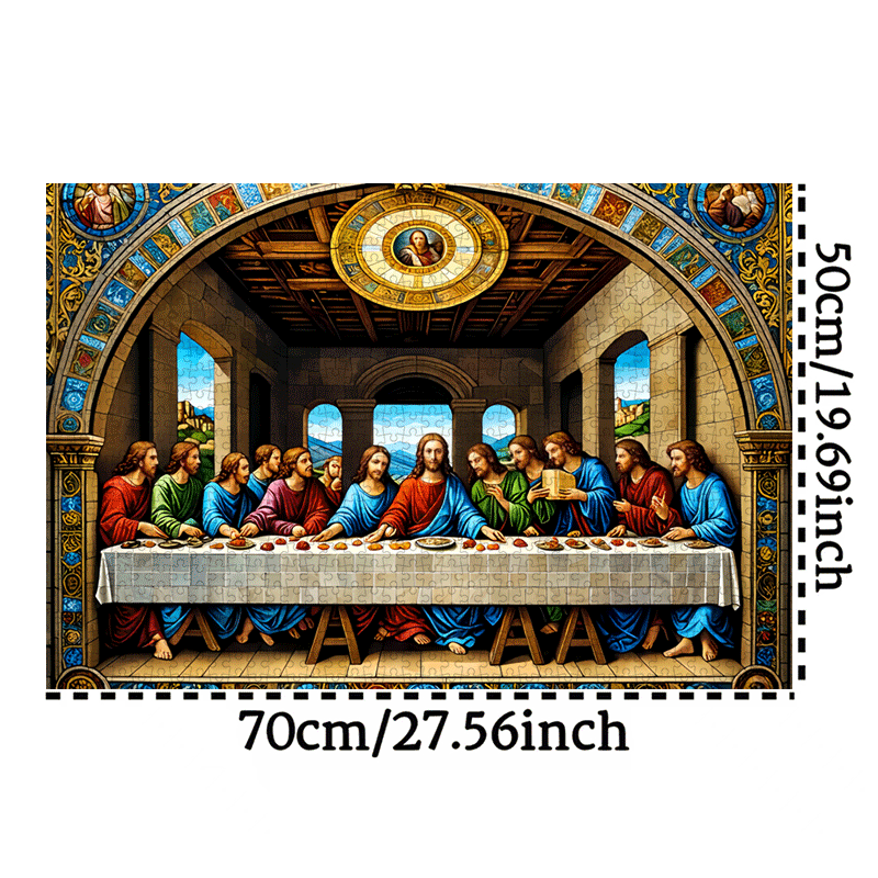1000pcs Last Supper by Leonard - Jigsaw Puzzle Adult ulasan dan harga