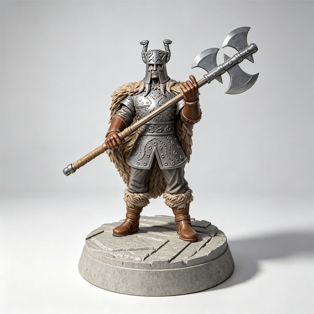 1/24Nordic Viking axe-wielding - Board Game Vikings ulasan dan harga